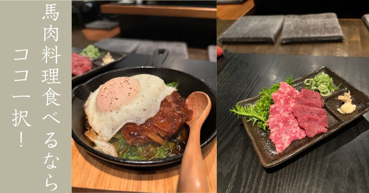 櫻屋 やはち（豊田市駅）　馬肉料理への拘りが強し！馬刺しから天ぷらまで美味かったー。メニューや駐車場情報まとめ